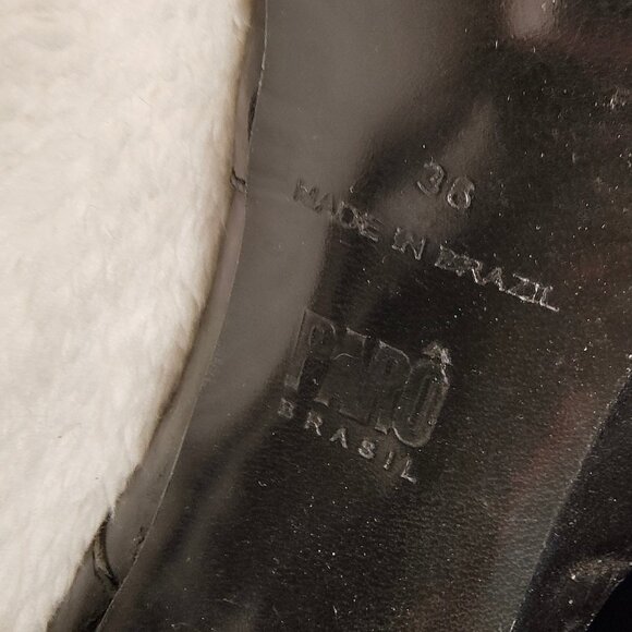Paro Brasil Black Lace Up Boots 35/36 - Picture 9 of 15